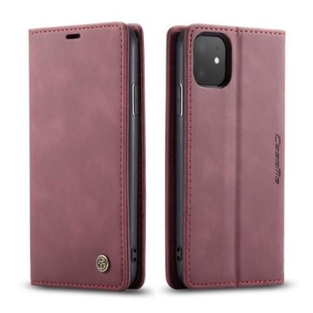 Caseme Plånboksfodral För Iphone 11 & Xr - Vinröd Red