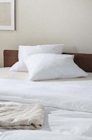 Jotex - Putevar 2-pk 50x60 Cm Matt hvit hvit - BILL - Kjøp Putevar hos Jotex