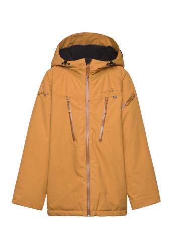 Carving Winter Jacket Teen Teal 134/140 ISBJÖRN Of Sweden Yellow