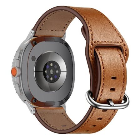 KALEBOL Galaxy Watch 8 46/44/40 mm Armband Äkta Läder