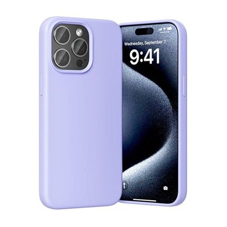 Vention KUFV0-40 Silikonfodral för iPhone 15 Pro Max (lila)