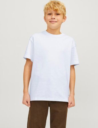 Jack & Jones Jjeurban Edge Tee Ss O-Neck Noos Jnr - White - 128