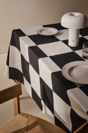 Jotex - Duk Svart/hvit - CHARLIE - Kjøp Duker hos Jotex