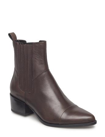 Marja Shoes Boots Ankle Boots Ankle Boot - Heel Brun VAGABOND