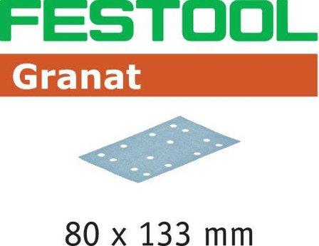 Festool STF GR Slippapper 80x133mm, 10-pack P80, Maskintillbehör & förbrukning