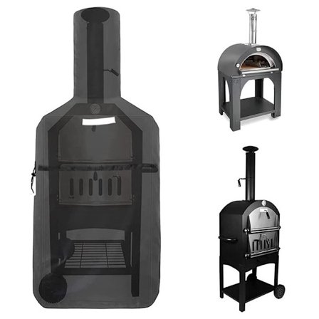 Utendørs pizzaovnsdeksel Hagegrilldeksel Pizzaovnsdeksel Grill C