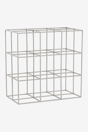 Jotex - Viinipulloteline - Iso Vaaleanharmaa Vaaleanharmaa - VINNIE - Osta Säilytys Jotex