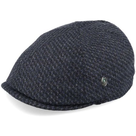 City Sport - Blå flatcap Keps - Sixpence Navy Flat Cap @ Hatstore