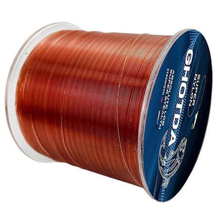 500m Supersterk Nylon Fiskesene 5-30LB Monofilament Slitesterk Kompatibel med Fiske etter Stein, Hav og Karp