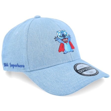 Difuzed - Sininen adjustable Lippis - Lilo & Stitch Blue Adjustable @ Hatstore