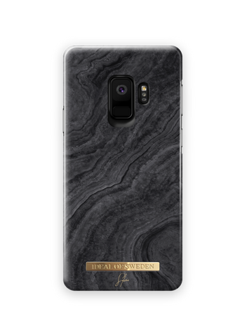 Fashion Case Sylvie Meis Galaxy S9 Black Reef Marble