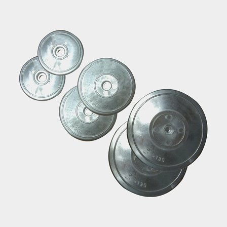 1852 Tallriksanod Zink Ø70mm 250g 1 par