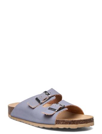 Biabetricia Buckle Sandal Shoes Summer Shoes Sandals Blå Bianco*Betinget Tilbud