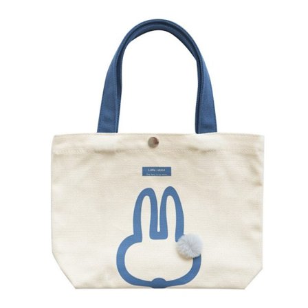 Canvas Lunsj Piknik Tote Veske Stoff Boks Håndveske Pose Middag Mat Oppbevaring Student Kontordame (beige)