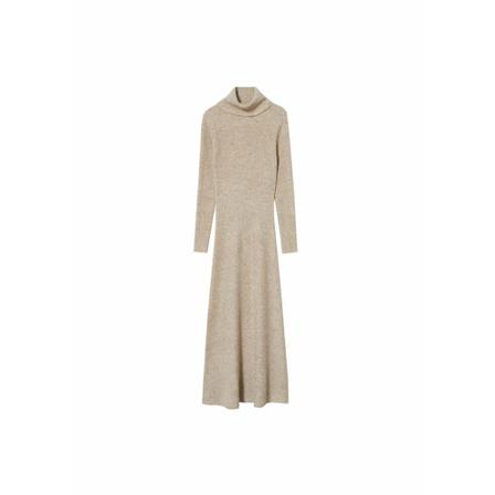 Mango Knitted turtleneck Kjole inbo, Dame, Størrelse: 2XL