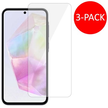 3-Pak Samsung Galaxy A35 Skærmbeskytter Hærdet Glas Premium