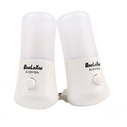 Nattljusplugg med strömbrytare LED (varmt ljus)