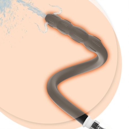 51 cm Aldusche yhdyntään, peräruiske suoliston puhdistukseen, silikoninen peräruiskusuihku naisille
