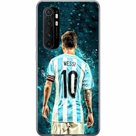 Xiaomi Mi Note 10 Lite Genomskinligt Skal Messi
