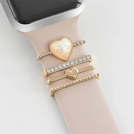 Dekoration för Apple Watch armband 8 7 6 3 se Diamantsmycken Berlocker Tillbehör samsung/Huawei armband correa 20/22mm klockarmband