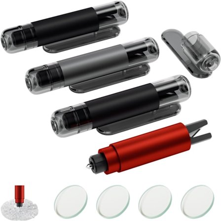 4-pak Nødhammer med sikkerhedsselekniv, sikkerhedsselekniv til undervandsflugt, sikkerhedshammer