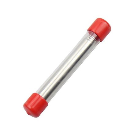 Belg Rustfritt Stål Lomme Blåse Ild Rør Pipe for Utendørs Camping, Reiser, Peis, Grilling, Bål Blåser Luft Inn i en Ild (1 stk, rød)