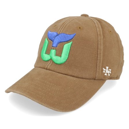 American Needle - NHL Brun unconstructed Caps - Hatstore Exclusive x Hartford Whalers Jasper Camel Dad Cap @ Hatstore