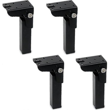 4 st Fällbara bordsben 300 mm höjd Järnlås Gångjärn 90 graders hopfällbara skrivbordsben