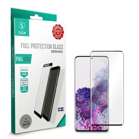 SiGN Galaxy S20 Härdat Glas Skärmskydd Heltäckande