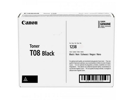 Canon Toner T08 25K svart - Lyreco - Toner och bläck - Tonerkassetter - Toner Canon