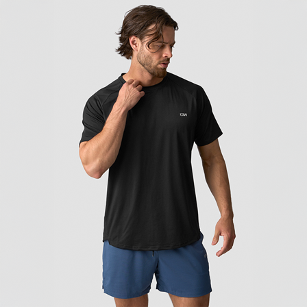 ICANIWILL Stride Raglan T-shirt Sort