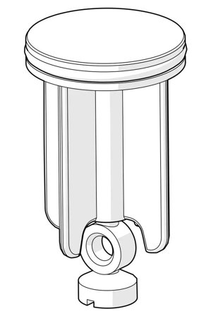 Oras 559506 Støpsel til løfteventil, Baderom