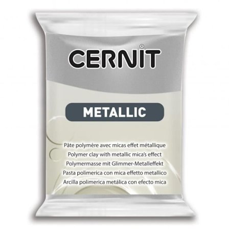 Modellera - Cernit - Silver - 56g - Metallisk - Hårt i ugn
