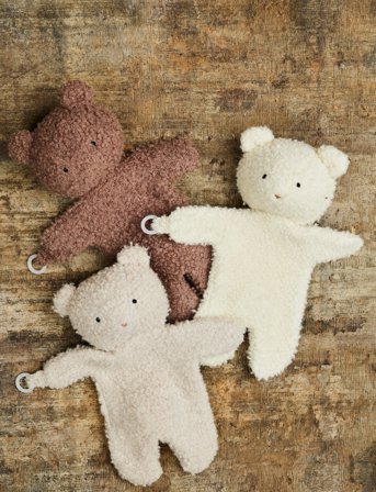 Smallstuff Cuddle Cloth, Bouclé Merino Wool - Cream - ONE SIZE