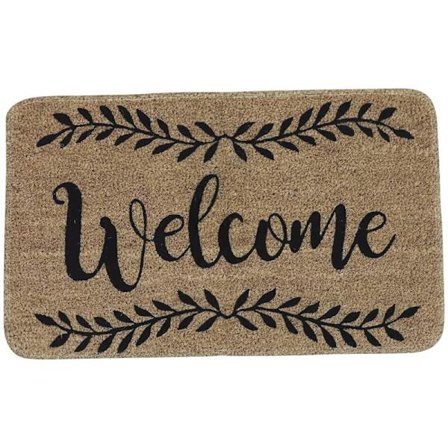 Dørmåtte, Velkommen Udendørs Tæppe, Kompatibel med Hjem, Kollegium - Skridsikker, Holdbar, Let at Rengøre