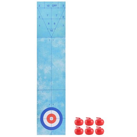 Interaktivt Bordsspel - Curling/Bowling/Golf Skrivbordsstridsspel Leksak för Barn & Vuxna