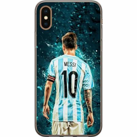 Apple Iphone X Genomskinligt Skal Messi