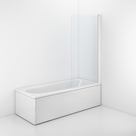 Contura Space SPXK Badkarsvägg 1400 x 800 mm, klarglas, Badrum