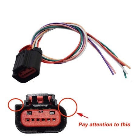 6-vägs gaspedalpositionssensor spjällkontakt för FORD G-M 1438153-5 DB