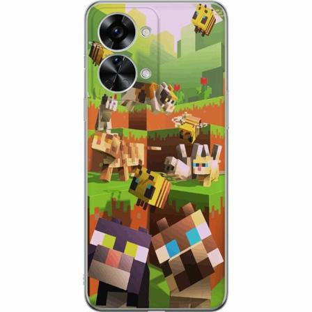 Oneplus Nord 2t Mjukt Skal - Minecraft