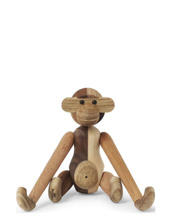 Ape Reworked Mini Mixed Wood Home Decoration Decorative Accessories/details Wooden Figures Brun Kay Bojesen
