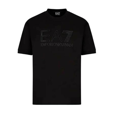 Emporio Armani Ea7 - T-shirts - Svart - Herr - Storlek: L, Herr, Storlek: L
