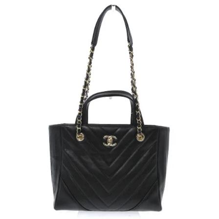 Chanel Vintage Pre-owned Handbags svart, Dam Vintage Väskor, Dam, Storlek: ONE SIZE