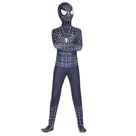 Mub- Rød Sort Spiderman Kostume Spider Man Dragt Spider-man Kostumer Børn Børn Spider-man Cosplay Tøj Halloween Kostume
