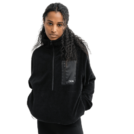 Drop of Mindfulness Bex Fleece Sweater Fleecejackor Dam Svart S