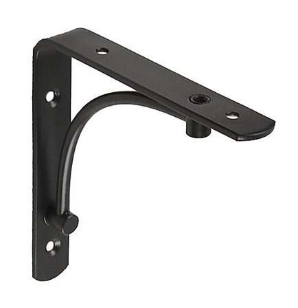 PN-BESLAG HYLLEKNEKT MIAMI ANTRASITTGRÅ 125X125MM