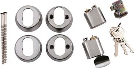 ASSA ABLOY SYLINDER 1225 MULTI DT MESSING MATT