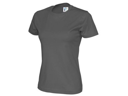 Cottover T-Shirt dam GOTS charcoal 2XL - Lyreco - Arbetskläder > Arbetströjor > T-shirts