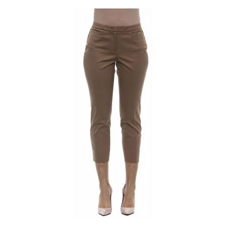 Peserico, Pants Bruin, Dames, Maat:S,Katoen