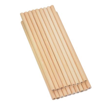 19 originale træblyanter i basswood til tegning HB blyant til studerende